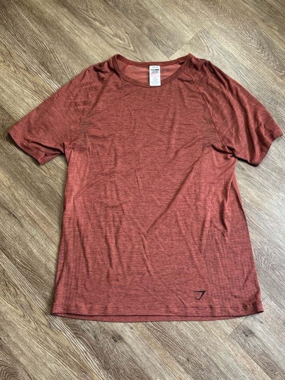 Gymshark Versatile Seamless Short Sleeve T-Shirt - Rust Brown